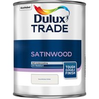 Travis Perkins: its picture of Dulux Trade Satinwood Paint 1L Pure Brilliant White